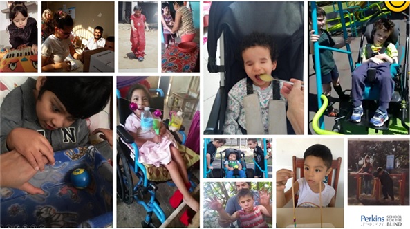 Imágenes de niños y niñas de las familias participantes en este proyecto, desde Brasil, Argentina y México