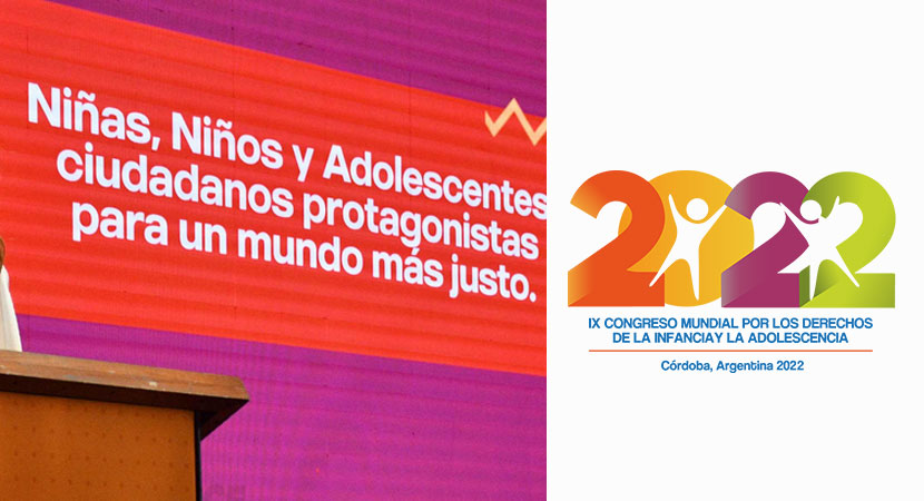 Logo2022 Congreso mundial por los derechos de la infancia y la adolescencia