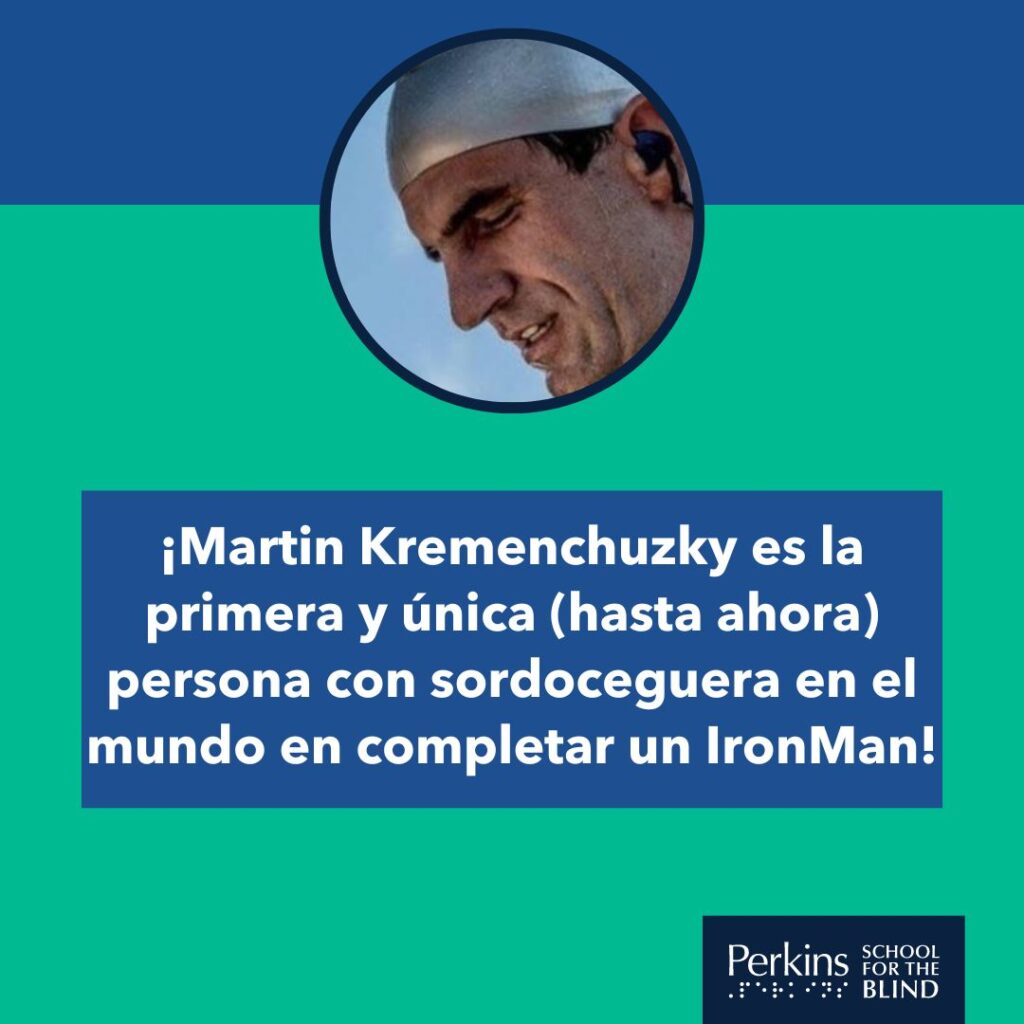 Imagen 4: ¡Martin Kremenchuzky es la primera y única (hasta ahora) persona con sordoceguera en el mundo en completar un IronMan!