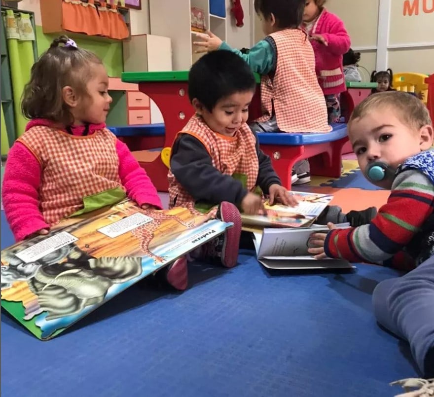 tiempo de lectura en el centro de aprendizaje