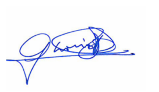 Gloria's Signature